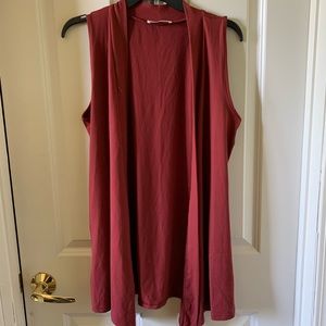 Zenana Sleeveless Wrap/Duster